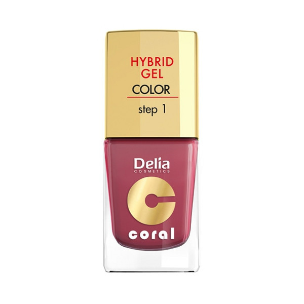 Delia Kozmetický lak Hybridný gél 11ml 18 Marsala