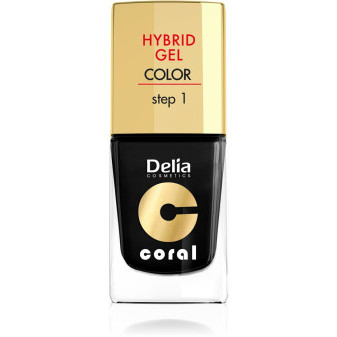 Delia Kozmetický lak Hybridný gél 11ml 26 Black