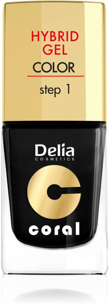 Delia Kozmetický lak Hybridný gél 11ml 26 Black