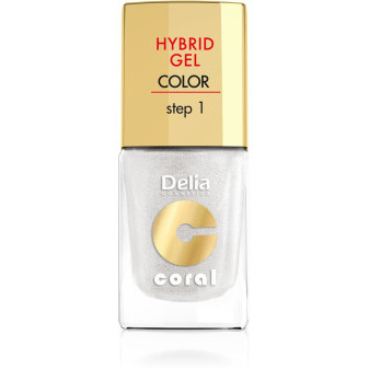 Delia Kozmetický lak Hybridný gél 11ml 32 White Pearl