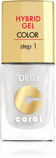 Delia Kozmetický lak Hybridný gél 11ml 32 White Pearl