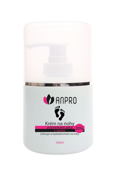 ANPRO krémová maska na popraskané päty s 30% močoviny 250ml