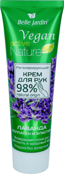 Belle Jardin Vegan active Nature Levanduľový krém na ruky 85ml