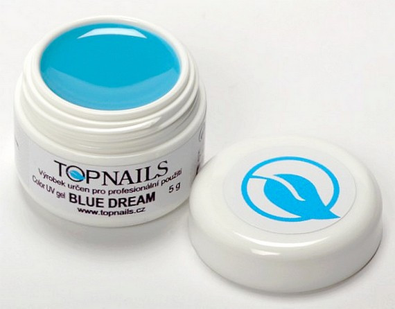 Topnails UV gél farebný plný 5g Blue dream