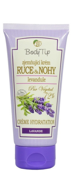 Body Tip Krém na ruky a nohy s levanduľovým olejom 100ml