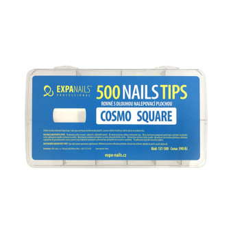 Expa Nails Krabička tipov 500ks Cosmo square