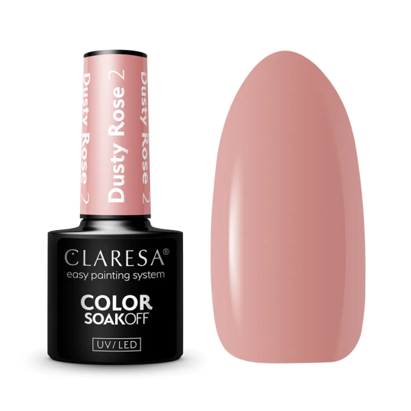 Claresa Gél-lak Dusty rose 5g 02