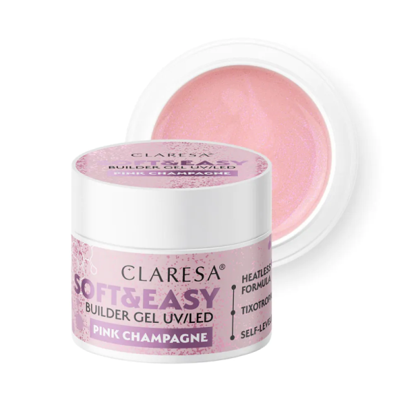 Claresa Gél na nanášanie Soft&Easy Pink Champagne 12g