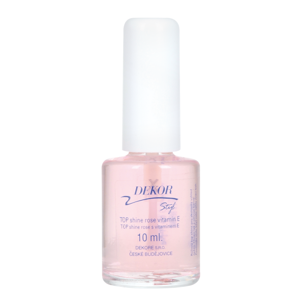 Dekor care Top shine rose vitamín E 10ml