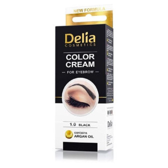 Delia Cosmetic Farba na obočie čierna 15ml