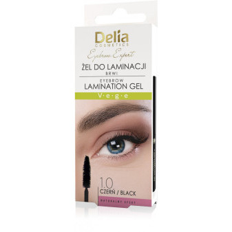 Delia Cosmetic Laminovací gél na obočie 4ml čierny