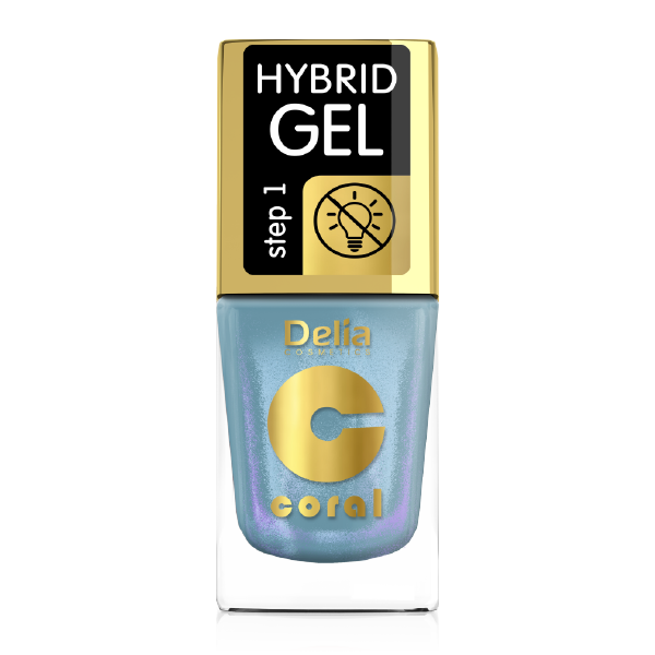 Delia Kozmetický lak Hybridný gél 11ml 111 tyrkysová