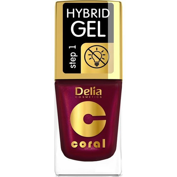 Delia Cosmetic Lacquer Hybridný gél 11ml 61 perleťová malina