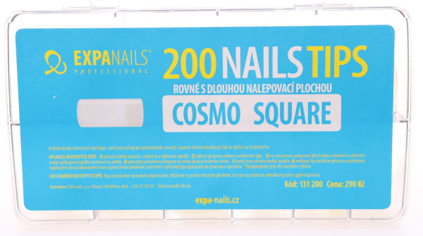 Expa Nails Box tipov 200ks Cosmo square