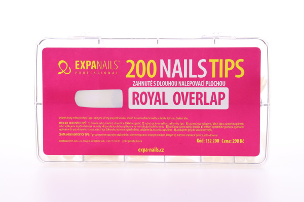 Expa Nails Krabička tipov 200ks Royal overlap