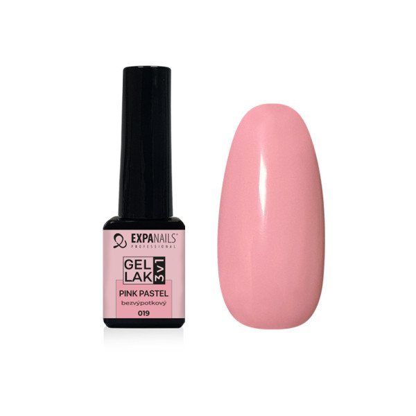 Expa Nails Gel lak 3v1 5ml Ružový pastel