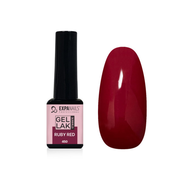 Expa Nails gél lak 5ml Rubínovo červená