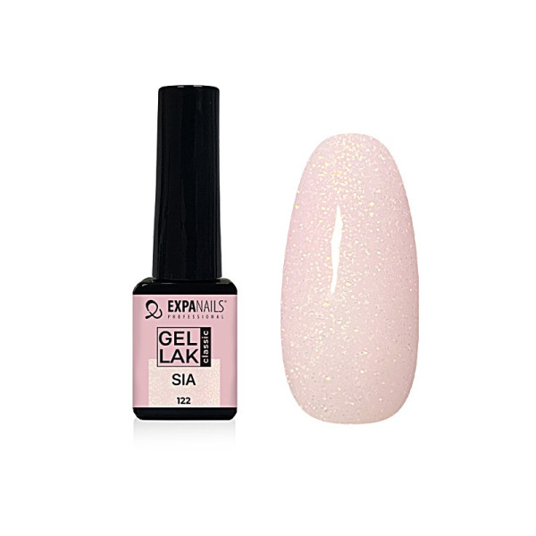 Expa Nails Gél lak s jemnými trblietkami 5ml Sia