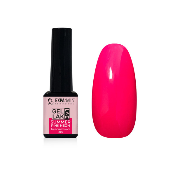 Expa Nails Gel lak 3v1 5ml Summer Pink neon