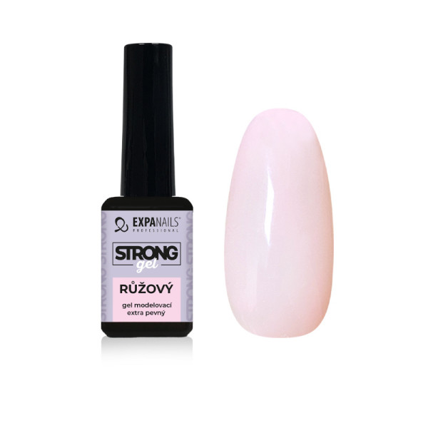 Expa Nails Strong modelovací gél 11ml ružový