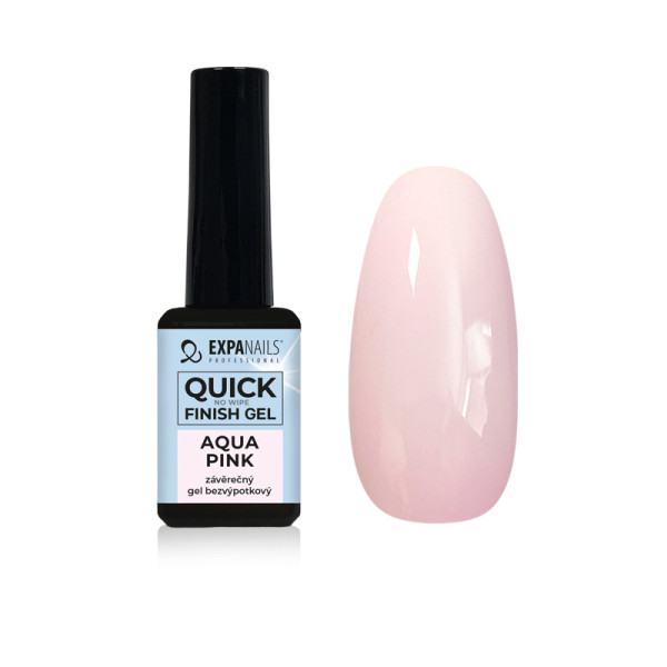 Expa Nails Quick finish gél Aqua Pink bez potu 11ml