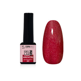 Expa Nails Gél lak 3v1 5ml Víno s trblietkami