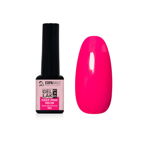 Expa Nails gél lak 3v1 5ml Deep Pink Neon