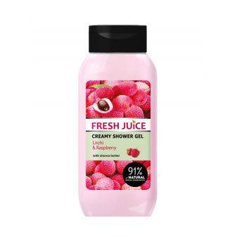 Fresh Juice Gel Sprchový krém Litchi&Malina 400ml