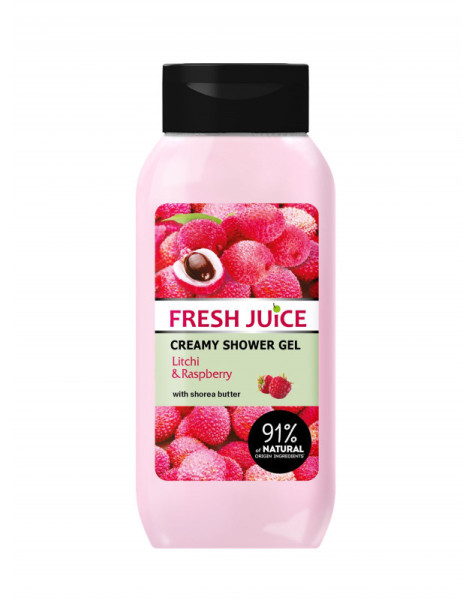 Fresh Juice Gel Sprchový krém Litchi&Malina 400ml