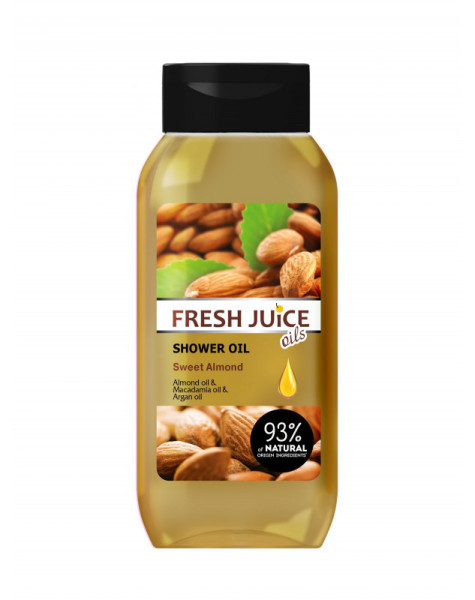 Sladký mandľový sprchový olej Fresh Juice 400 ml