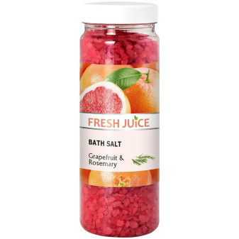 Fresh Juice Grapefruitová a rozmarínová soľ do kúpeľa 700g