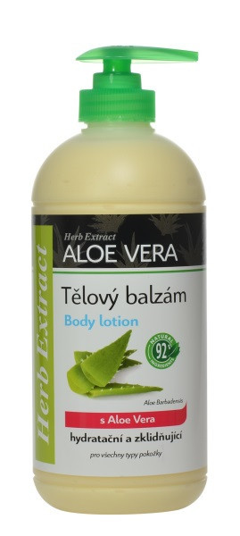 Telový balzam s výťažkom z bylín a aloe vera 500ml