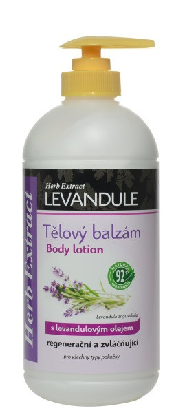 Telový balzam s výťažkom z bylín a levanduľovým olejom 500ml