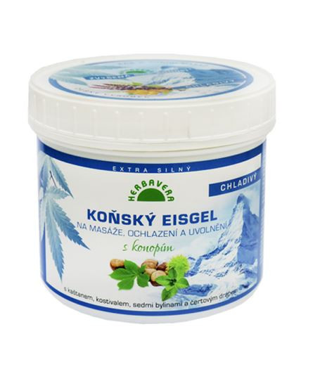 HERBAVERA EISGEL Konopný s mätou a mentolom 500ml