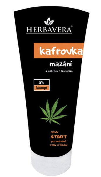 HERBAVERA Gáfrové mazanie s gáfrom a konope 200ml