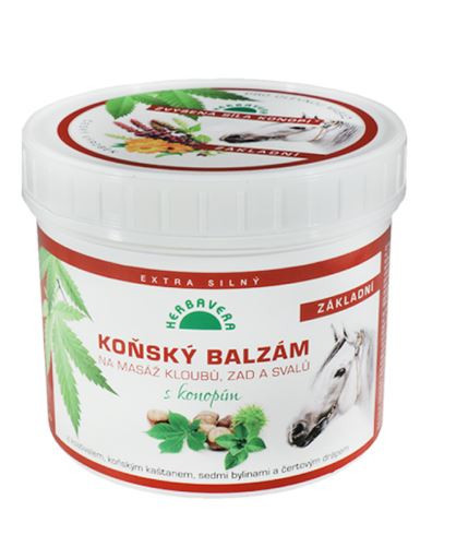 HERBAVERA Balzam Konský s konope 500ml