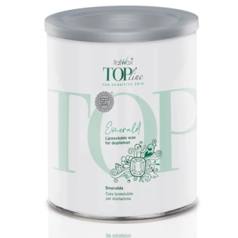 ItalWax Top line Depilačný vosk v plechovke Emerald 800ml