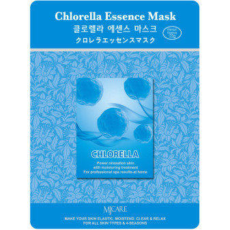 MJ Care Chlorella bavlnená pletená maska 23g