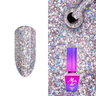 Molly Lac Gel-lac UV/LED Glitter 5ml Born to glow scandalous 570