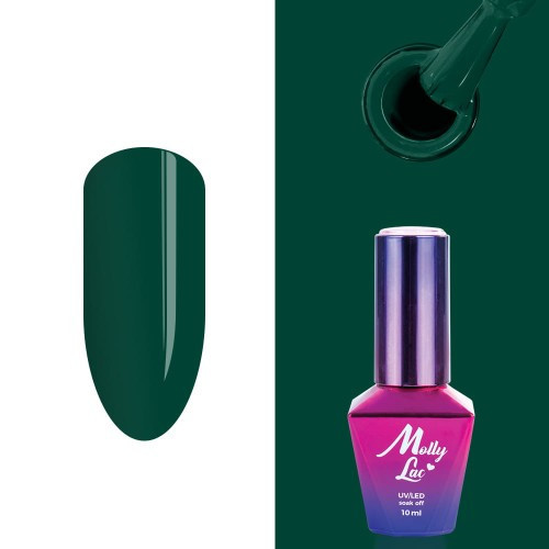 Molly Lac Gel-lac UV/LED 10ml Rest&Relax Dark Green 91