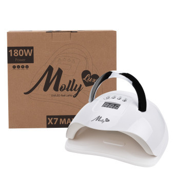 Lampa na nechty MollyLux UV/LED 180W X7 MAX White