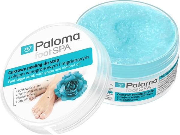 Paloma peeling na nohy s hroznovým a mandľovým olejom 125ml