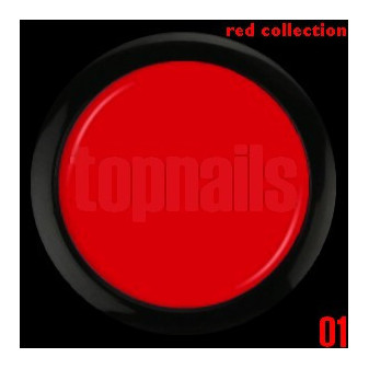 Topnails UV gél farbený červenou kolekciou 5g