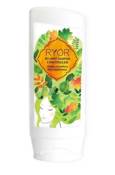 Ryor bylinný šampón s panthenolom 200ml