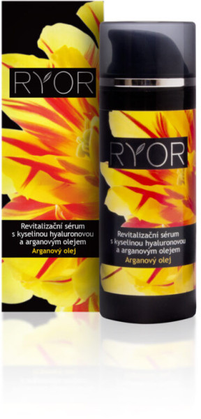 Ryor Revitalizačné sérum s kyselinou hyalurónovou a arganovým olejom 50ml