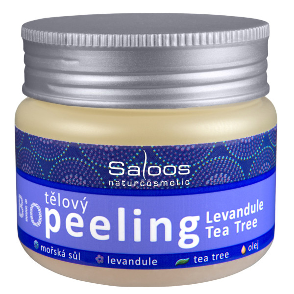 Saloos Bio peeling s levanduľou a čajovníkom 140 ml