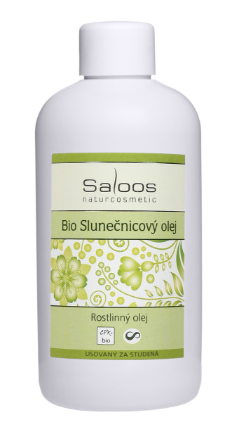 Saloos Organický slnečnicový masážny olej 500ml