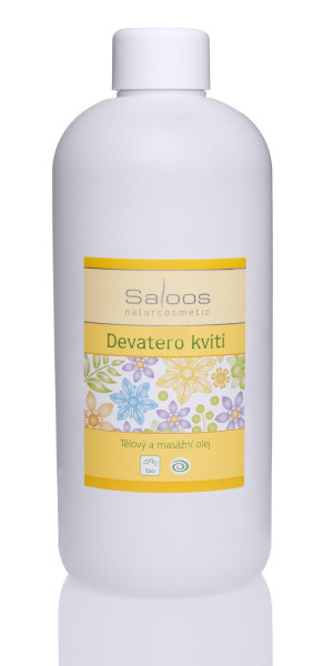 Saloos Organický masážny olej Nine Flowers 500ml