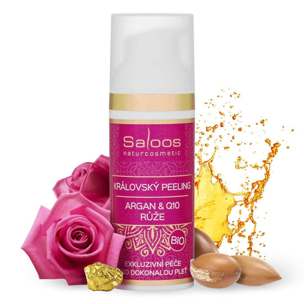 Saloos Bio Kráľovský ružový peeling na tvár 50ml