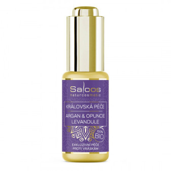 Saloos Bio arganový a opunciový olej na tvár - levanduľa 20ml